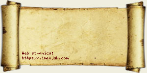 Anđa Adamac vizit kartica